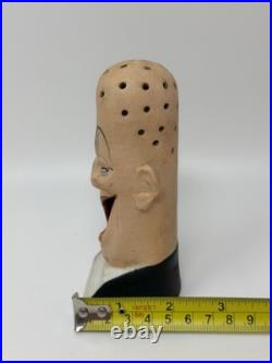 Schafer & Vater Grotesque Smoking Ashtray Match Holder Rare Antique Early German