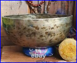 Singing Bowl Tibetan Antique Jambati early 20th century Rare Quality E