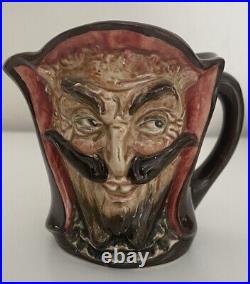 Small Rare Royal Doulton Character Jug Mephistopheles D5758 WithVerse 1937 Perfect
