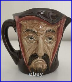 Small Rare Royal Doulton Character Jug Mephistopheles D5758 WithVerse 1937 Perfect