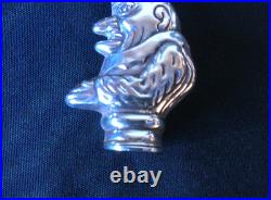 Solid Silver Very Rare Novelty Punch Vesta Case Amazing Dated Early 1940s