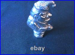 Solid Silver Very Rare Novelty Punch Vesta Case Amazing Dated Early 1940s