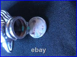 Solid Silver Very Rare Novelty Punch Vesta Case Amazing Dated Early 1940s