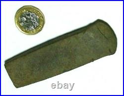Splendid Rare Early Bronze Age Flat Copper Axe Circa 4000-5000 Years Old