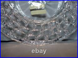 Spun Glass Antique Plate 19th Century Early Handmade Glass Rare 24 cm diameter