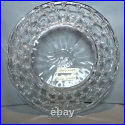 Spun Glass Antique Plate 19th Century Early Handmade Glass Rare 24 cm diameter