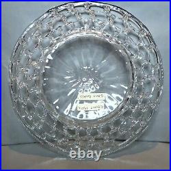 Spun Glass Antique Plate 19th Century Early Handmade Glass Rare 24 cm diameter