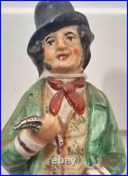 Staffordshire figure antique Early rare Water and Gin figurine circa 1865