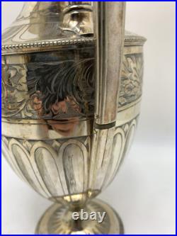 Stunning Rare Early 1800s Silver Plated Coffee Tea Pot Hot Water Jugs