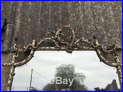 Stunning, Rare, French Antique Silver Mirror, Original Early 1800s, Vintage