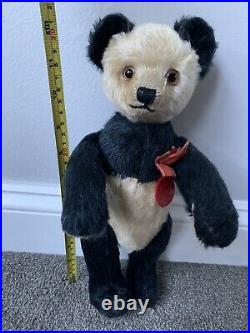 Super RARE Antique Early German Schuco Mohair yes/no Panda Bear 12 WithTAG LOOK