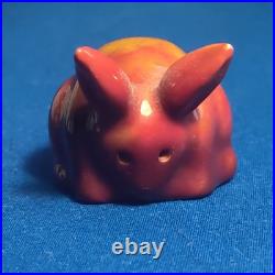 Superb Antique Extremely Rare Circa Bernard Moore Early Flambé Rabbit Figurine