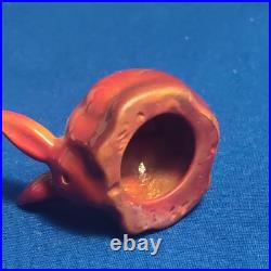 Superb Antique Extremely Rare Circa Bernard Moore Early Flambé Rabbit Figurine