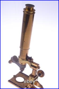 Swift Antique Microscope Folding, Travel, Portablerare, Early Model C. 1877
