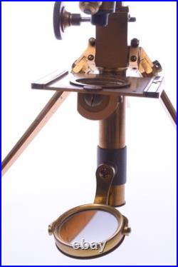 Swift Antique Microscope Folding, Travel, Portablerare, Early Model C. 1877