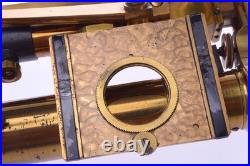 Swift Antique Microscope Folding, Travel, Portablerare, Early Model C. 1877