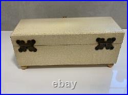 Swiss Early Reuge 1920s Style Antique Musical Jewellery Box With Ballerina Rare