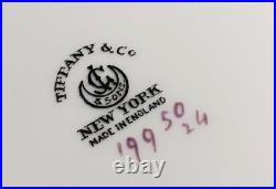 TIFFANY COMPANY NY 6 RARE JEWEL w ROSES & GOLD 1920s Plates China Porcelain