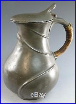 TUDRIC Pewter Liberty & Co Early & Rare Hot Water Pot Des 052 Archibald Knox
