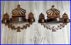 The Rare Antique (early 1900'sHandcrafted Victorian Wall Shelf/ Pair of Two)