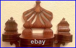 The Rare Antique (early 1900'sHandcrafted Victorian Wall Shelf/ Pair of Two)