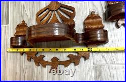 The Rare Antique (early 1900'sHandcrafted Victorian Wall Shelf/ Pair of Two)