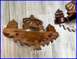 The Rare Antique (early 1900'sHandcrafted Victorian Wall Shelf/ Pair of Two)