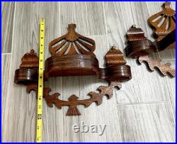 The Rare Antique (early 1900'sHandcrafted Victorian Wall Shelf/ Pair of Two)