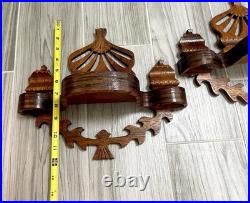 The Rare Antique (early 1900'sHandcrafted Victorian Wall Shelf/ Pair of Two)