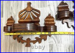 The Rare Antique (early 1900'sHandcrafted Victorian Wall Shelf/ Pair of Two)