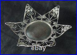 Travancore 30 Chuckram Coins Dish Early 20thC Wirework Design Rare Indian Travancore 30 Chuckram Coins Dish Early 20thC Wirework Design Rare Indian