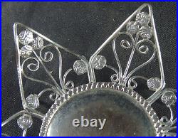 Travancore 30 Chuckram Coins Dish Early 20thC Wirework Design Rare Indian Travancore 30 Chuckram Coins Dish Early 20thC Wirework Design Rare Indian