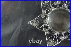 Travancore 30 Chuckram Coins Dish Early 20thC Wirework Design Rare Indian Travancore 30 Chuckram Coins Dish Early 20thC Wirework Design Rare Indian