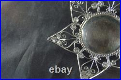 Travancore 30 Chuckram Coins Dish Early 20thC Wirework Design Rare Indian Travancore 30 Chuckram Coins Dish Early 20thC Wirework Design Rare Indian