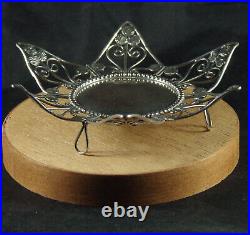 Travancore 30 Chuckram Coins Dish Early 20thC Wirework Design Rare Indian Travancore 30 Chuckram Coins Dish Early 20thC Wirework Design Rare Indian