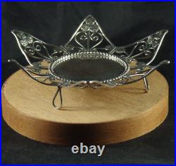 Travancore 30 Chuckram Coins Dish Early 20thC Wirework Design Rare Indian Travancore 30 Chuckram Coins Dish Early 20thC Wirework Design Rare Indian