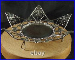 Travancore 30 Chuckram Coins Dish Early 20thC Wirework Design Rare Indian Travancore 30 Chuckram Coins Dish Early 20thC Wirework Design Rare Indian
