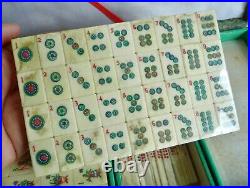 VERY RARE OLD CHINESE MAH JONG SET STILL SEALED 100% COMPLETE EARLY 1900's