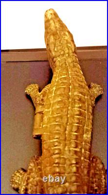 VESTA Rare Early 20th Century Linton T. H. W Antique in the form of a Crocodile