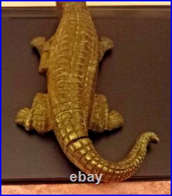 VESTA Rare Early 20th Century Linton T. H. W Antique in the form of a Crocodile