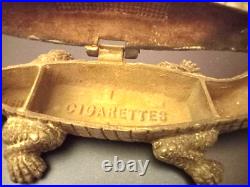 VESTA Rare Early 20th Century Linton T. H. W Antique in the form of a Crocodile VESTA Rare Early 20th Century Linton T. H. W Antique in the form of a Crocodile