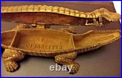 VESTA Rare Early 20th Century Linton T. H. W Antique in the form of a Crocodile VESTA Rare Early 20th Century Linton T. H. W Antique in the form of a Crocodile