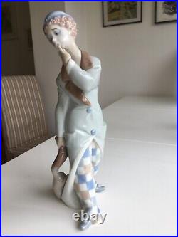 VINTAGE LLADRO Pelusa Clown With Fox Porcelain Figurine 1125 VERY RARE FIND VINTAGE LLADRO Pelusa Clown With Fox Porcelain Figurine 1125 VERY RARE FIND