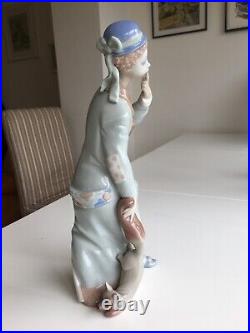 VINTAGE LLADRO Pelusa Clown With Fox Porcelain Figurine 1125 VERY RARE FIND VINTAGE LLADRO Pelusa Clown With Fox Porcelain Figurine 1125 VERY RARE FIND