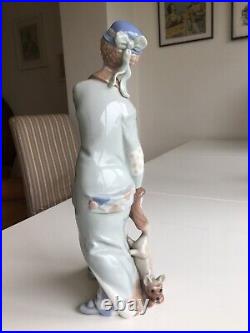 VINTAGE LLADRO Pelusa Clown With Fox Porcelain Figurine 1125 VERY RARE FIND VINTAGE LLADRO Pelusa Clown With Fox Porcelain Figurine 1125 VERY RARE FIND
