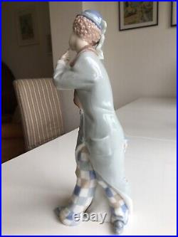 VINTAGE LLADRO Pelusa Clown With Fox Porcelain Figurine 1125 VERY RARE FIND VINTAGE LLADRO Pelusa Clown With Fox Porcelain Figurine 1125 VERY RARE FIND
