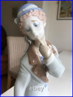 VINTAGE LLADRO Pelusa Clown With Fox Porcelain Figurine 1125 VERY RARE FIND VINTAGE LLADRO Pelusa Clown With Fox Porcelain Figurine 1125 VERY RARE FIND