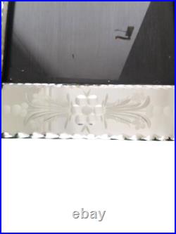 Venetian Style Mirror Picture Frame Early 20th Century Floral Antique Rare
