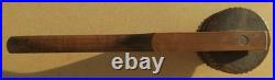 Very Early Antique Treen Wooden Butter Roller Rare