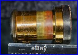 Very Early Ross London Petzval 320mm f4.5 Portrait Antique Brass Lens c1851 RARE